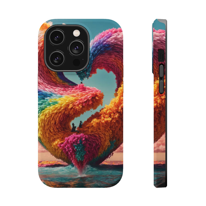 Colorful Heart Horizon - MagSafe Tough Case - Phone Case - g(0D·IO) - iPhone 14 Pro - Matte -