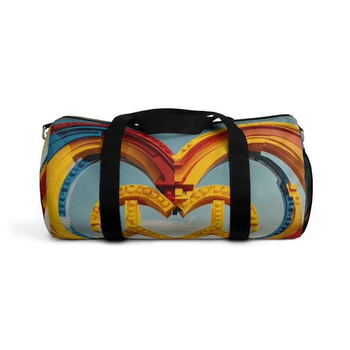 Colorful Heart Sculpture - Duffle Bag - Bags - g(0D·IO) - Small - -