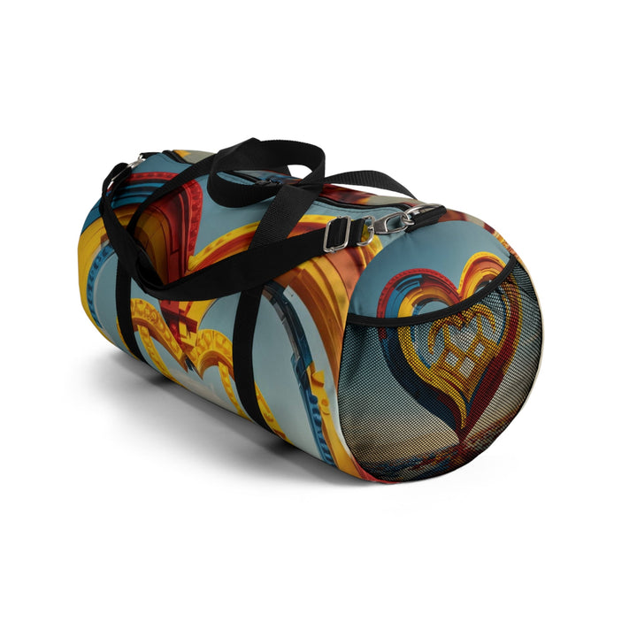 Colorful Heart Sculpture - Duffle Bag - Bags - g(0D·IO) - Large - -