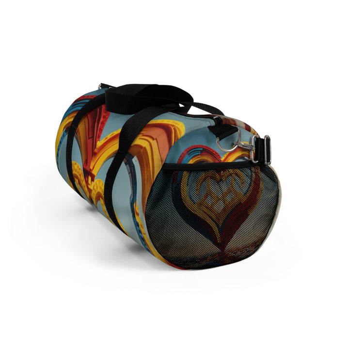 Colorful Heart Sculpture - Duffle Bag - Bags - g(0D·IO) - Large - -