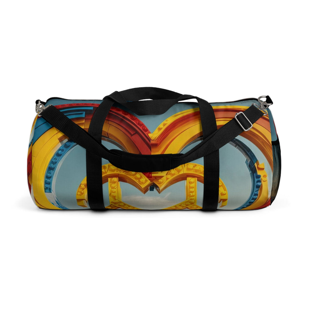 Colorful Heart Sculpture - Duffle Bag - Bags - g(0D·IO) - Large - -