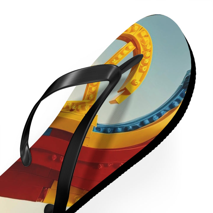Colorful Heart Sculpture - Flip Flops - Shoes - g(0D·IO) - XL - Black sole -