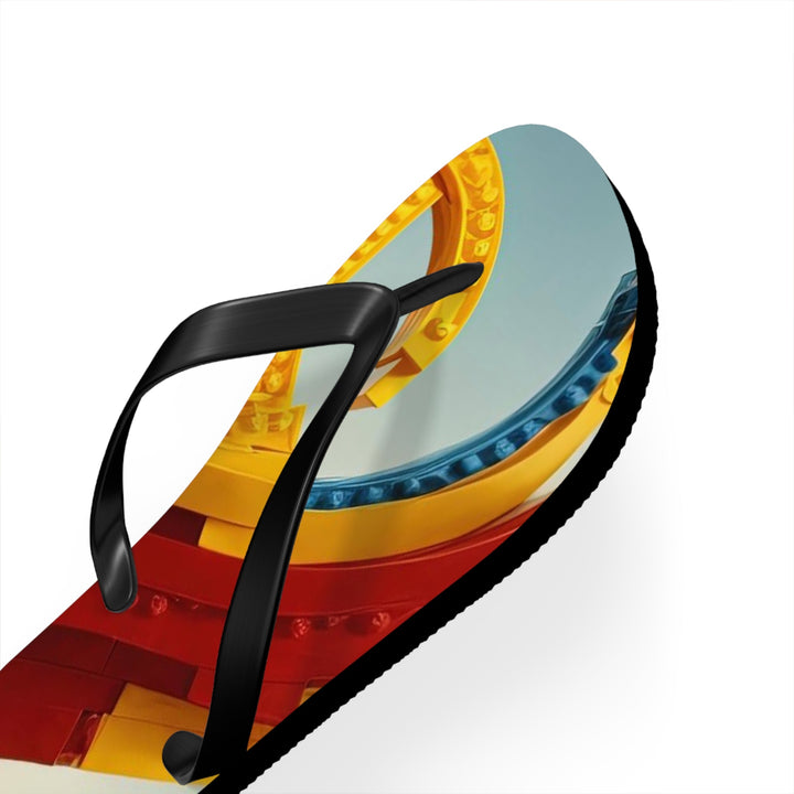 Colorful Heart Sculpture - Flip Flops - Shoes - g(0D·IO) - XL - Black sole -
