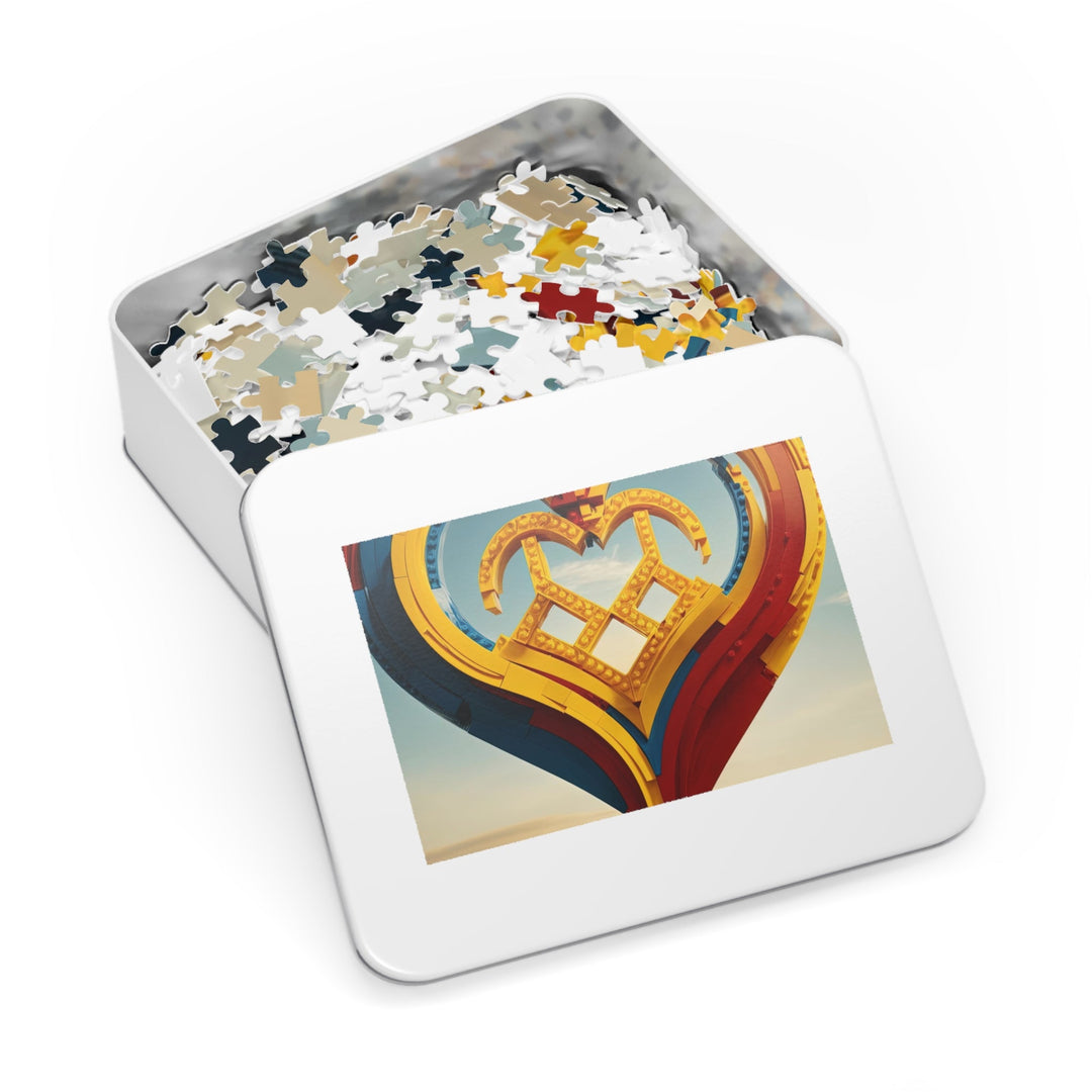 Colorful Heart Sculpture - Jigsaw Puzzle (100, 252, 500, 1000 pieces) - Puzzle - g(0D·IO) - 29.25" × 19.75" (1000 pcs) - -