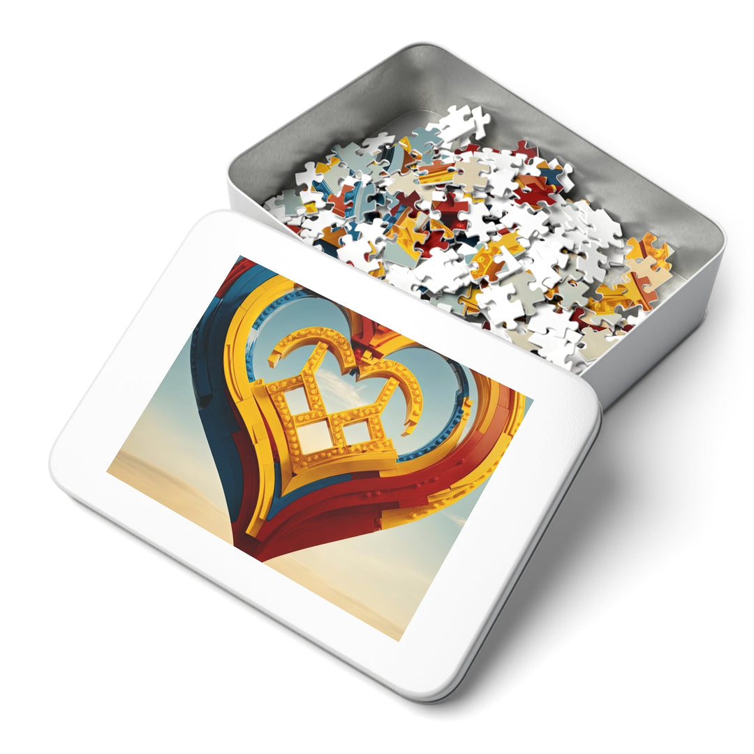 Colorful Heart Sculpture - Jigsaw Puzzle (100, 252, 500, 1000 pieces) - Puzzle - g(0D·IO) - 29.25" × 19.75" (1000 pcs) - -