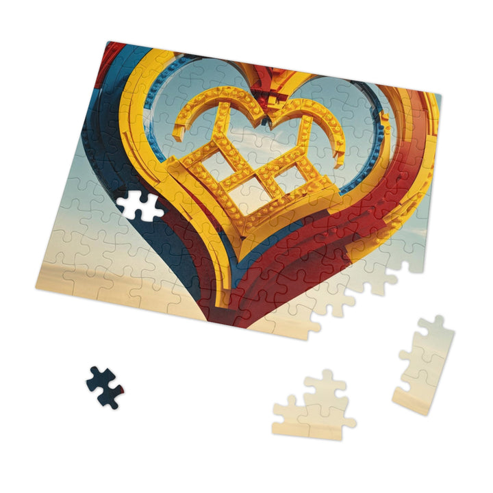 Colorful Heart Sculpture - Jigsaw Puzzle (100, 252, 500, 1000 pieces) - Puzzle - g(0D·IO) - 29.25" × 19.75" (1000 pcs) - -