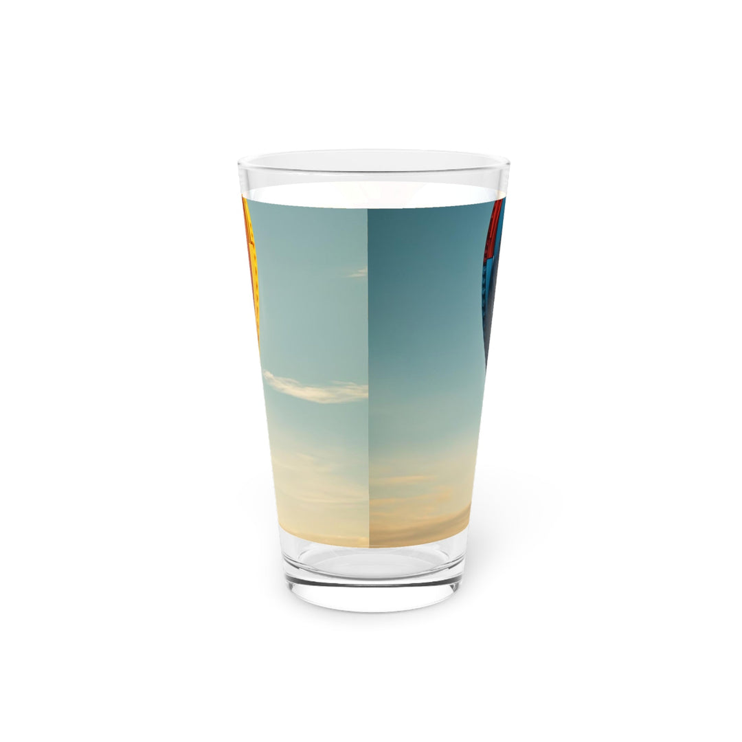 Colorful Heart Sculpture - Pint Glass - Mug - g(0D·IO) - 16oz - -