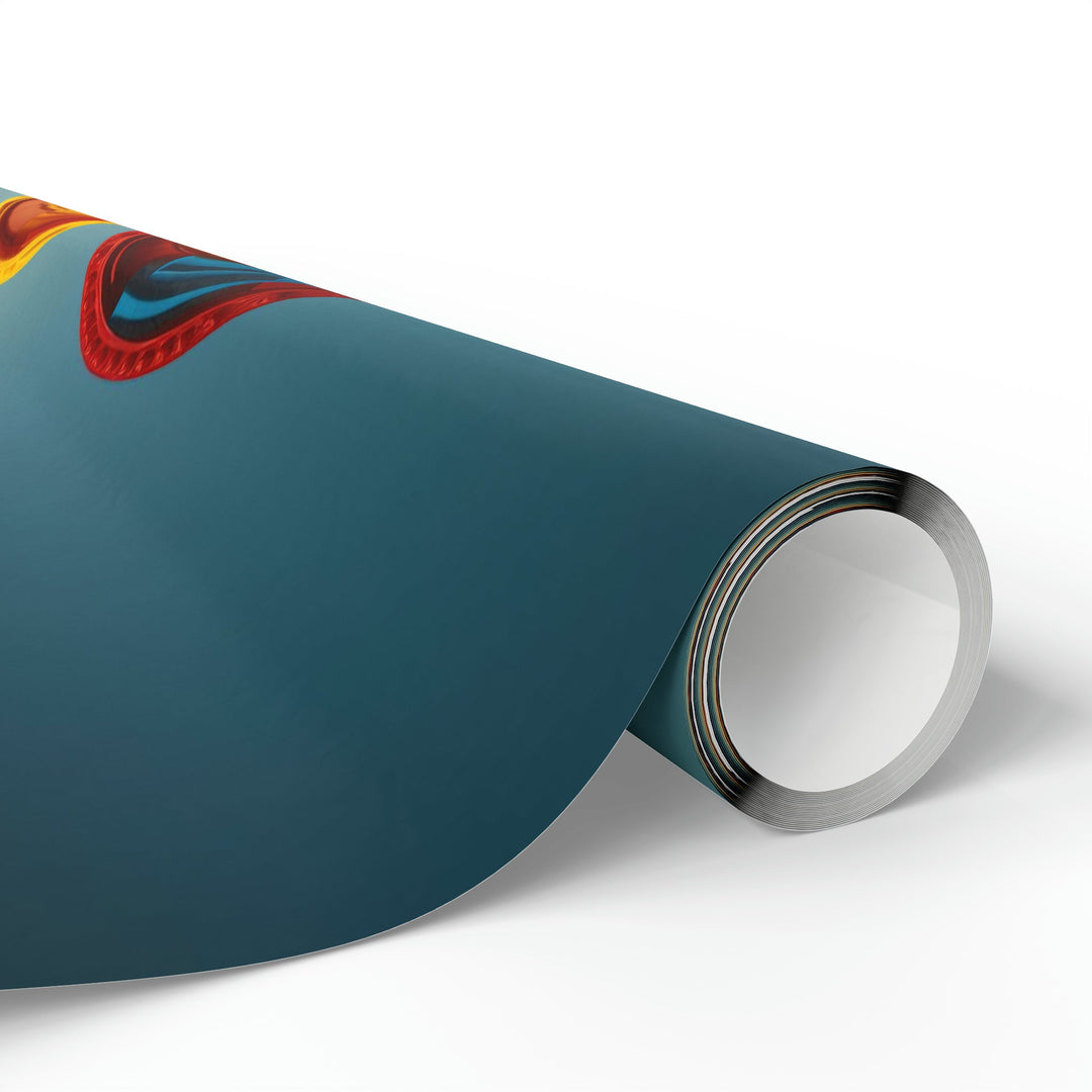 Colorful Heart Sculpture - Wrapping Paper - Home Decor - g(0D·IO) - 30'' x 72'' - Matte -