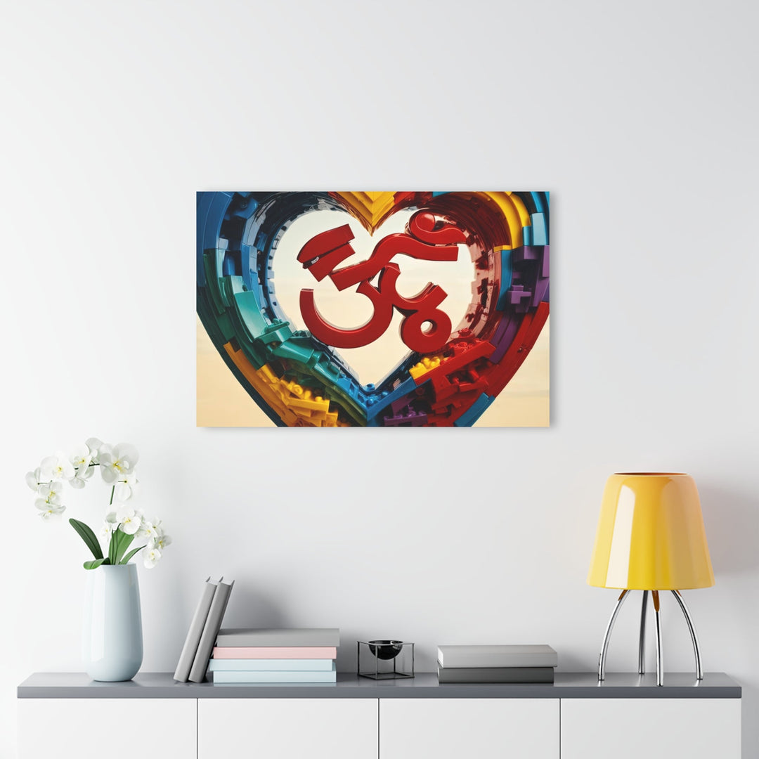 Colorful Love Om - Acrylic Prints (French Cleat Hanging) - Home Decor - g(0D·IO) - 24" x 36" (Vertical) - 0.25'' -
