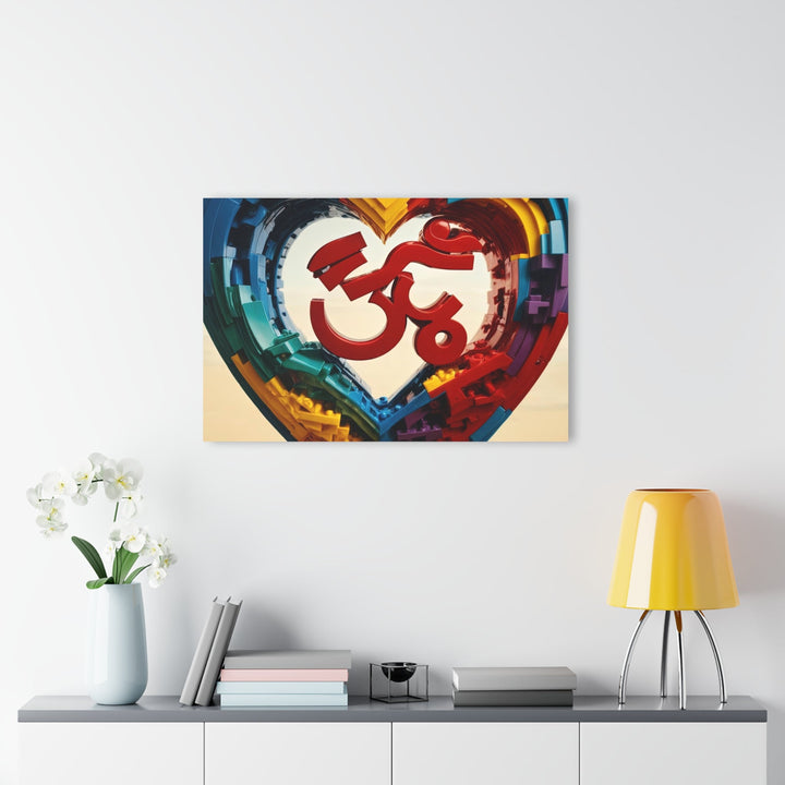 Colorful Love Om - Acrylic Prints (French Cleat Hanging) - Home Decor - g(0D·IO) - 24" x 36" (Vertical) - 0.25'' -