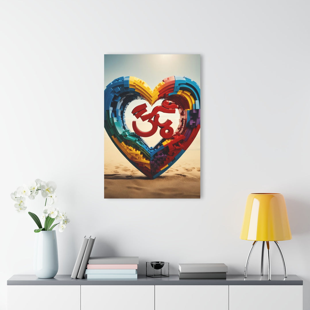 Colorful Love Om - Acrylic Prints (French Cleat Hanging) - Home Decor - g(0D·IO) - 24" x 36" (Vertical) - 0.25'' -