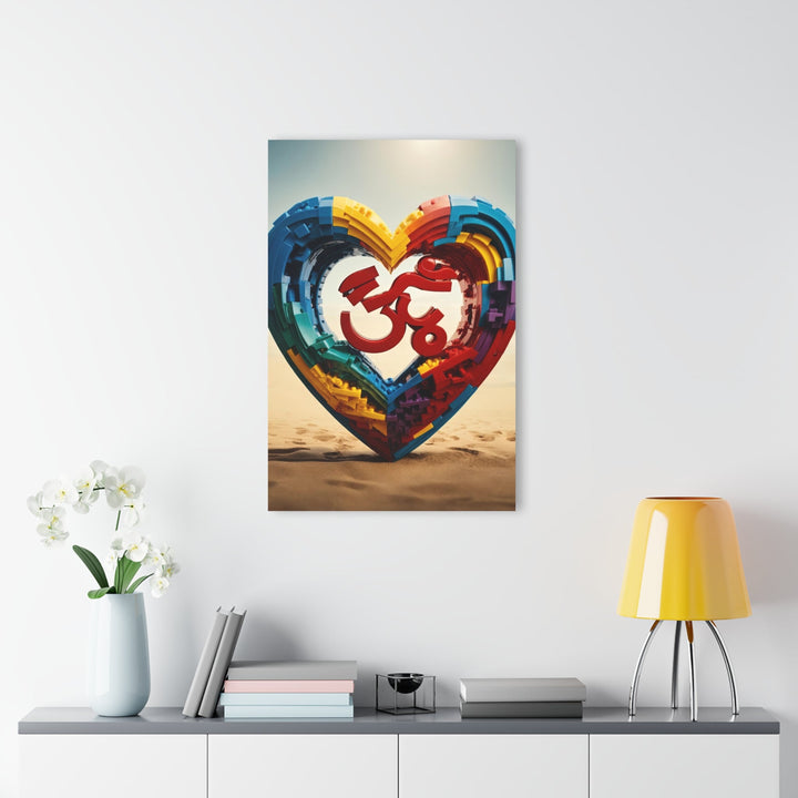 Colorful Love Om - Acrylic Prints (French Cleat Hanging) - Home Decor - g(0D·IO) - 24" x 36" (Vertical) - 0.25'' -
