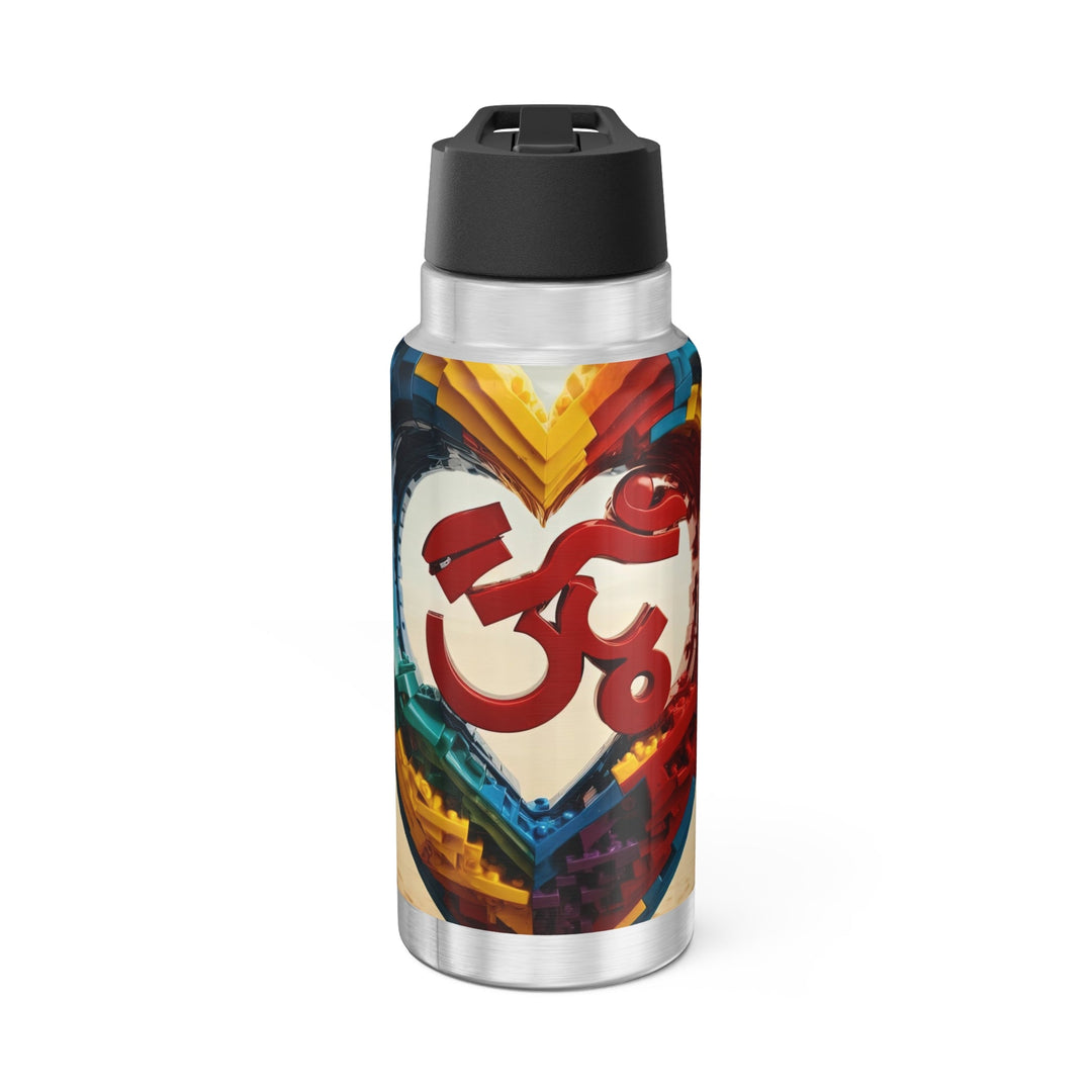 Colorful Love Om - Gator Tumbler 32oz - Mug - g(0D·IO) - Silver - 32oz -