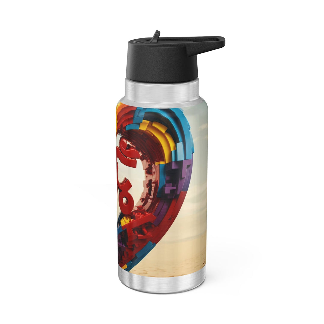 Colorful Love Om - Gator Tumbler 32oz - Mug - g(0D·IO) - Silver - 32oz -