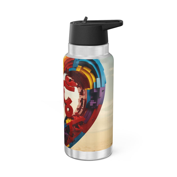 Colorful Love Om - Gator Tumbler 32oz - Mug - g(0D·IO) - Silver - 32oz -