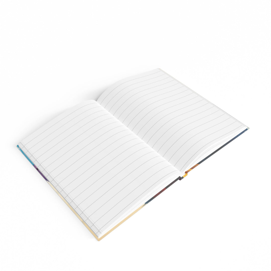 Colorful Love Om - Hard Backed Journal - Paper products - g(0D·IO) - Graph - A5 - White