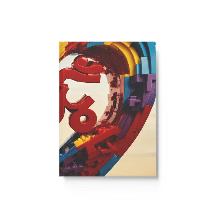 Colorful Love Om - Hard Backed Journal - Paper products - g(0D·IO) - Graph - A5 - White