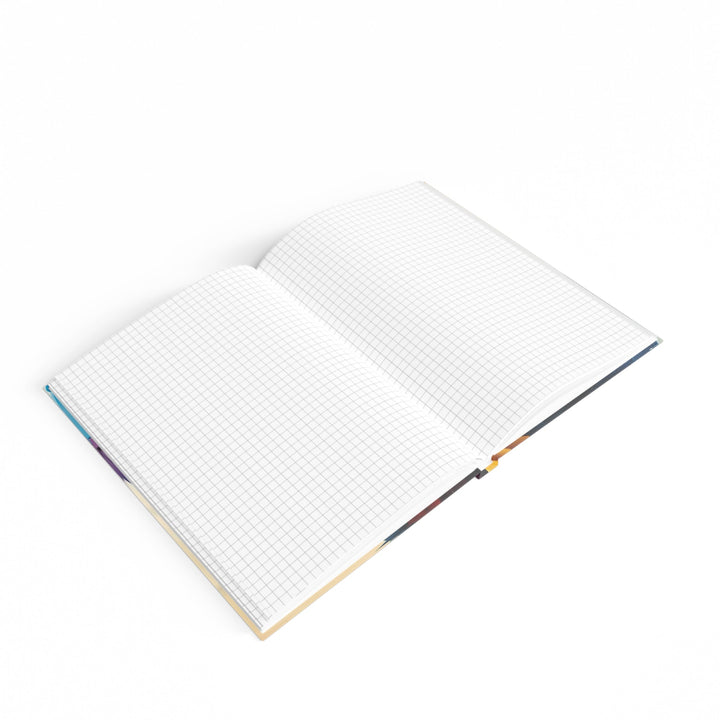 Colorful Love Om - Hard Backed Journal - Paper products - g(0D·IO) - Graph - A5 - White