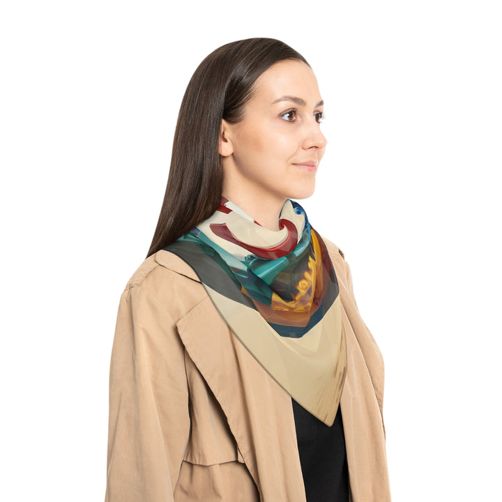 Colorful Love Om - Poly Scarf - Accessories - g(0D·IO) - Poly chiffon - 50" × 50" -
