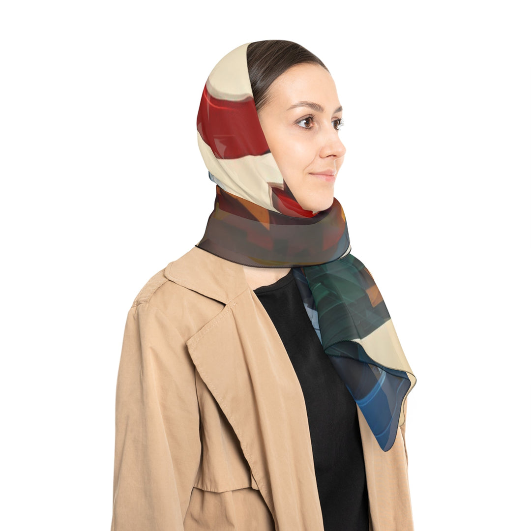 Colorful Love Om - Poly Scarf - Accessories - g(0D·IO) - Poly chiffon - 50" × 50" -