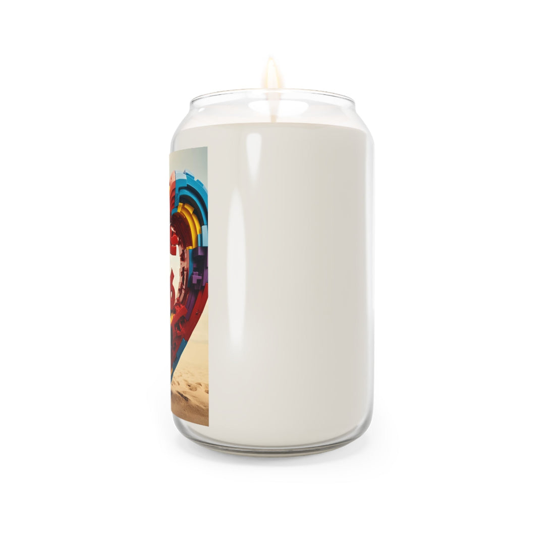 Colorful Love Om - Scented Candle - Home Decor - g(0D·IO) - Vanilla Bean - 13.75oz -
