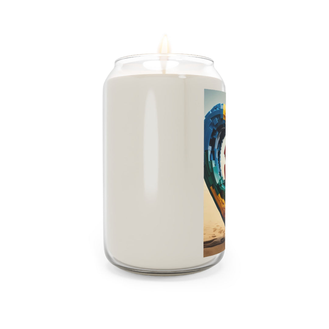 Colorful Love Om - Scented Candle - Home Decor - g(0D·IO) - Vanilla Bean - 13.75oz -