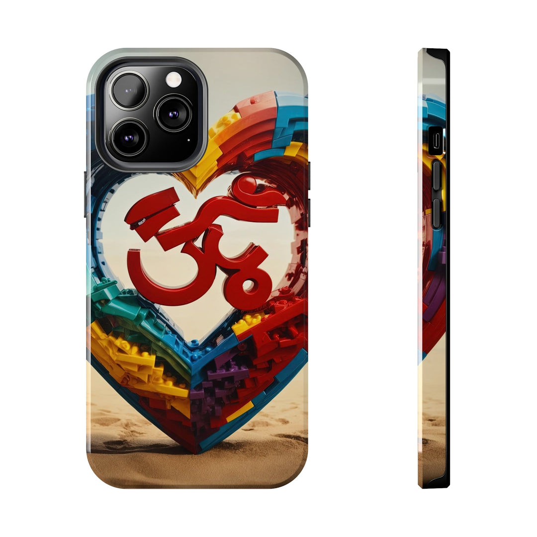 Colorful Love Om - Tough Phone Case - Phone Case - g(0D·IO) - iPhone 13 Pro Max - -
