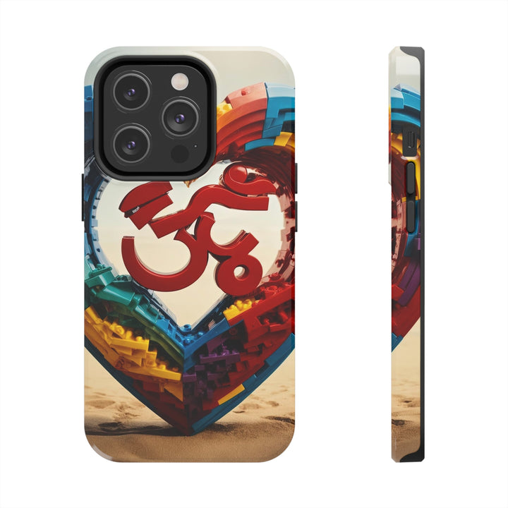 Colorful Love Om - Tough Phone Case - Phone Case - g(0D·IO) - iPhone 14 Pro - -