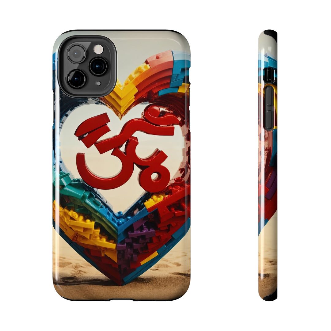 Colorful Love Om - Tough Phone Case - Phone Case - g(0D·IO) - iPhone 11 Pro Max - -
