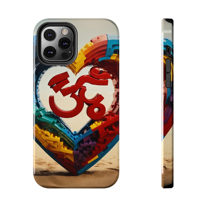 Colorful Love Om - Tough Phone Case - Phone Case - g(0D·IO) - iPhone 12 Pro - -