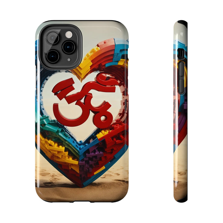 Colorful Love Om - Tough Phone Case - Phone Case - g(0D·IO) - iPhone 11 Pro - -