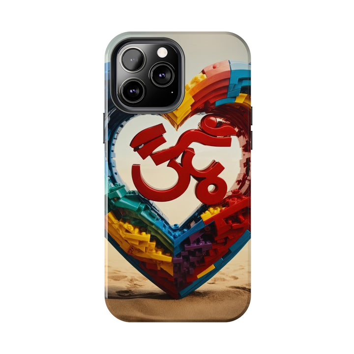 Colorful Love Om - Tough Phone Case - Phone Case - g(0D·IO) - iPhone 13 Mini - -