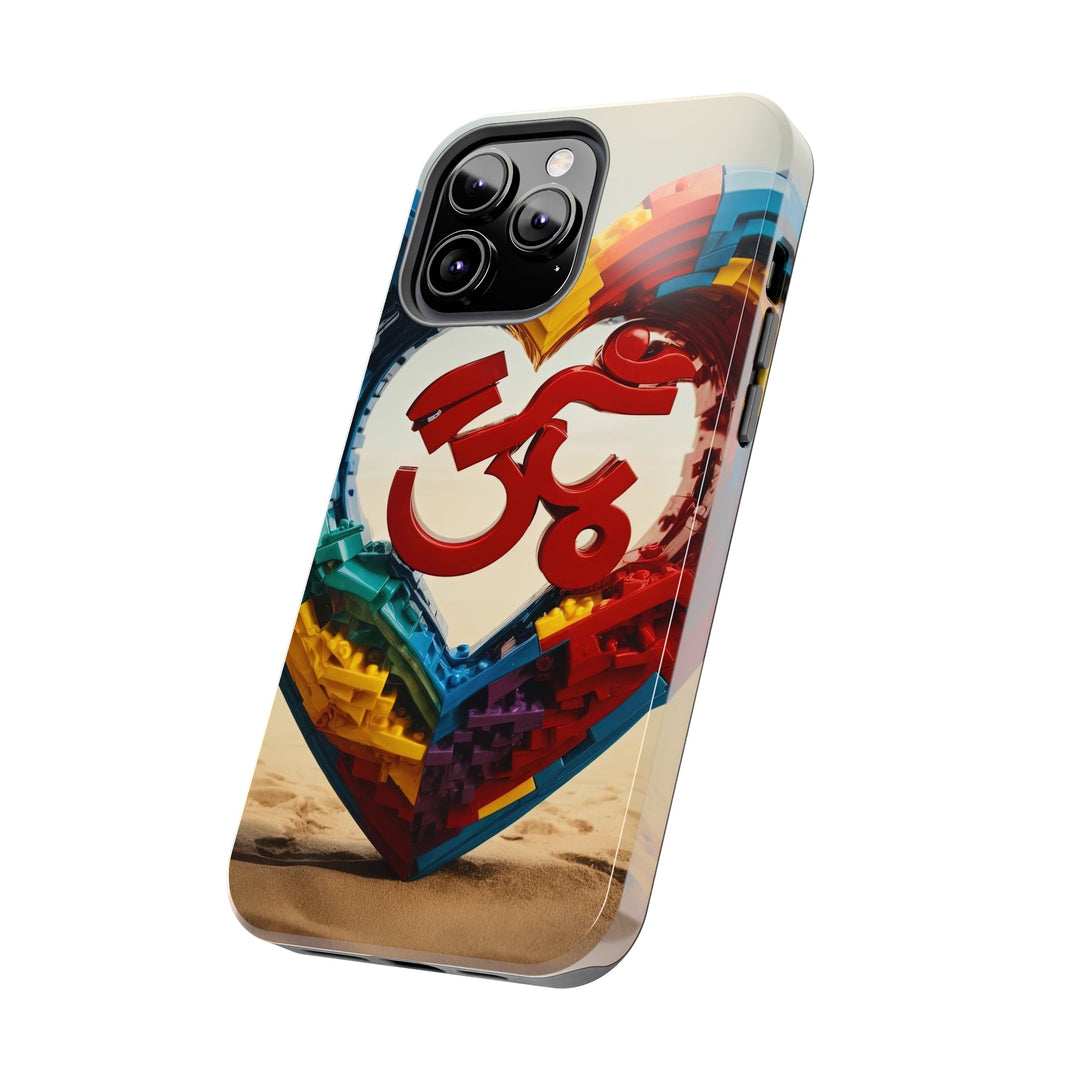 Colorful Love Om - Tough Phone Case - Phone Case - g(0D·IO) - iPhone 13 Mini - -