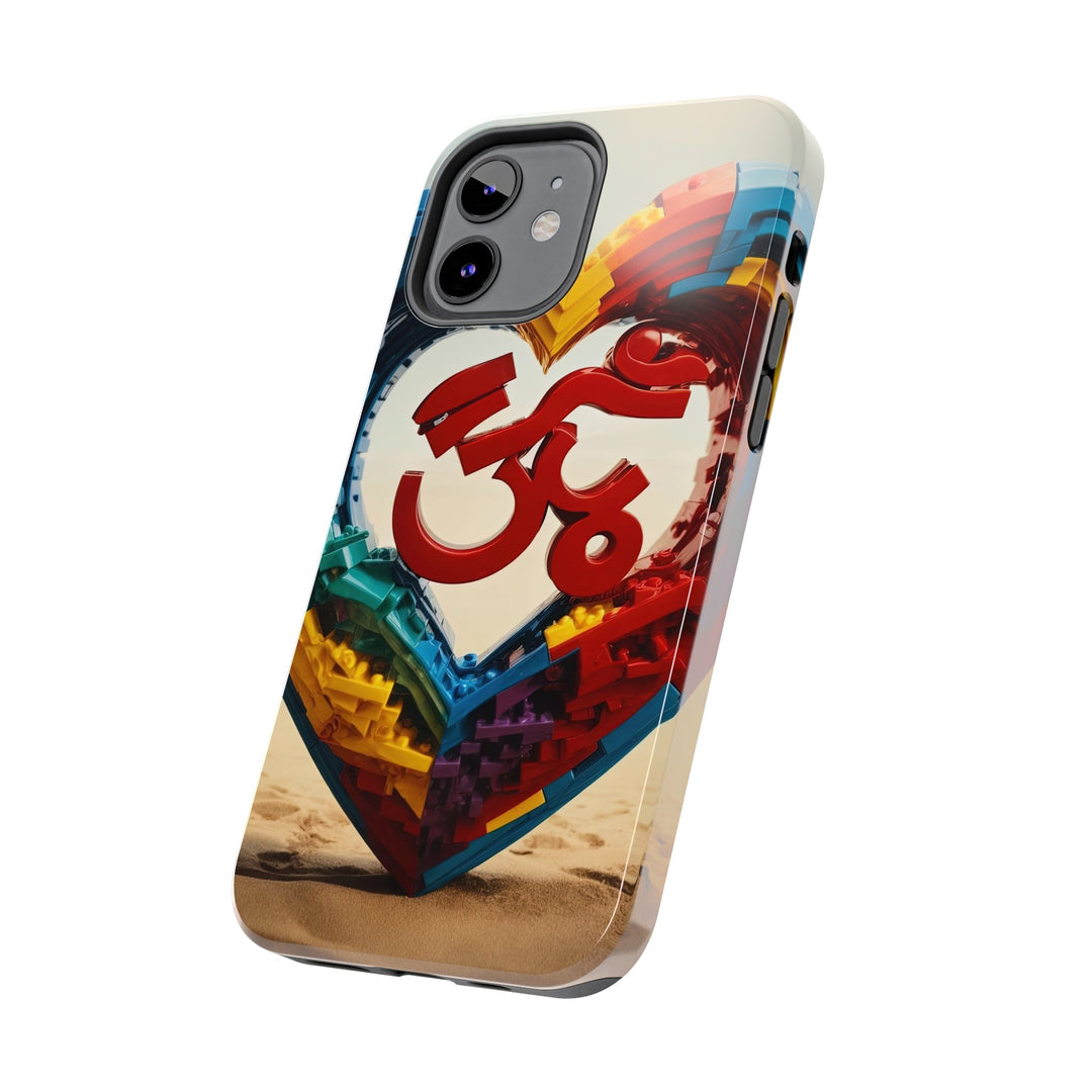 Colorful Love Om - Tough Phone Case - Phone Case - g(0D·IO) - iPhone 13 Mini - -