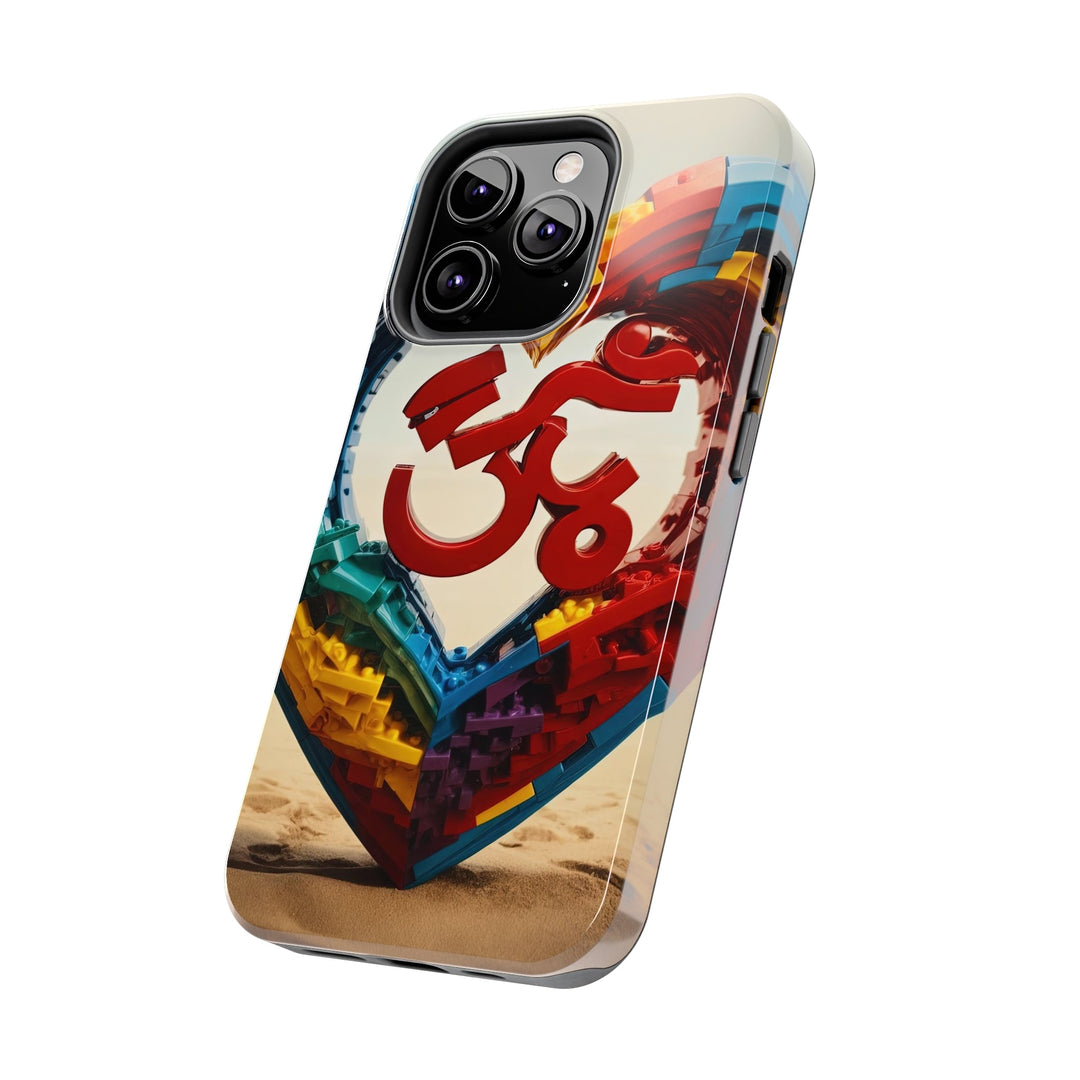 Colorful Love Om - Tough Phone Case - Phone Case - g(0D·IO) - iPhone 13 Mini - -