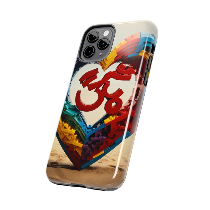 Colorful Love Om - Tough Phone Case - Phone Case - g(0D·IO) - iPhone 13 Mini - -