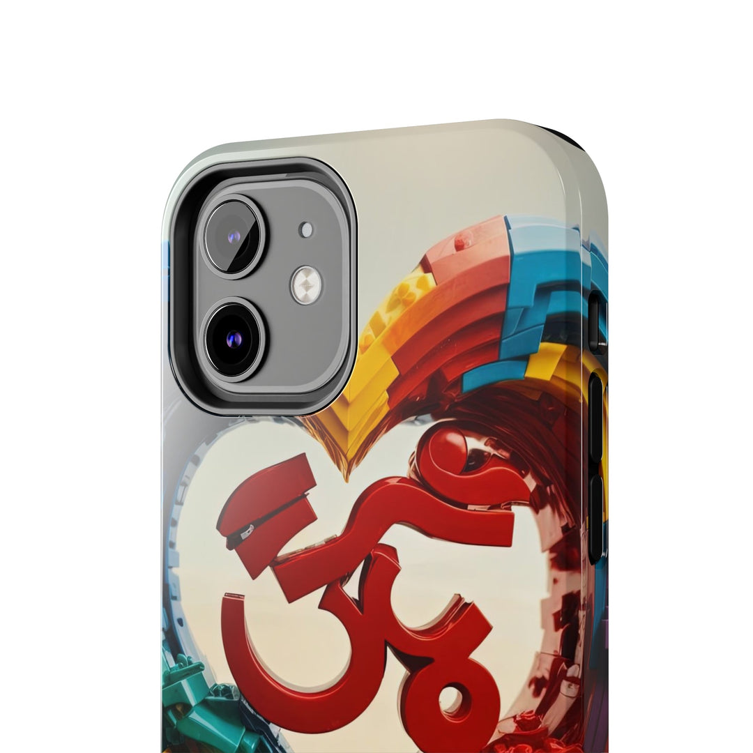 Colorful Love Om - Tough Phone Case - Phone Case - g(0D·IO) - iPhone 13 Mini - -