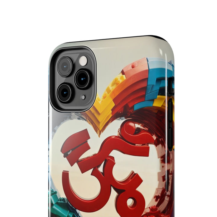 Colorful Love Om - Tough Phone Case - Phone Case - g(0D·IO) - iPhone 13 Mini - -
