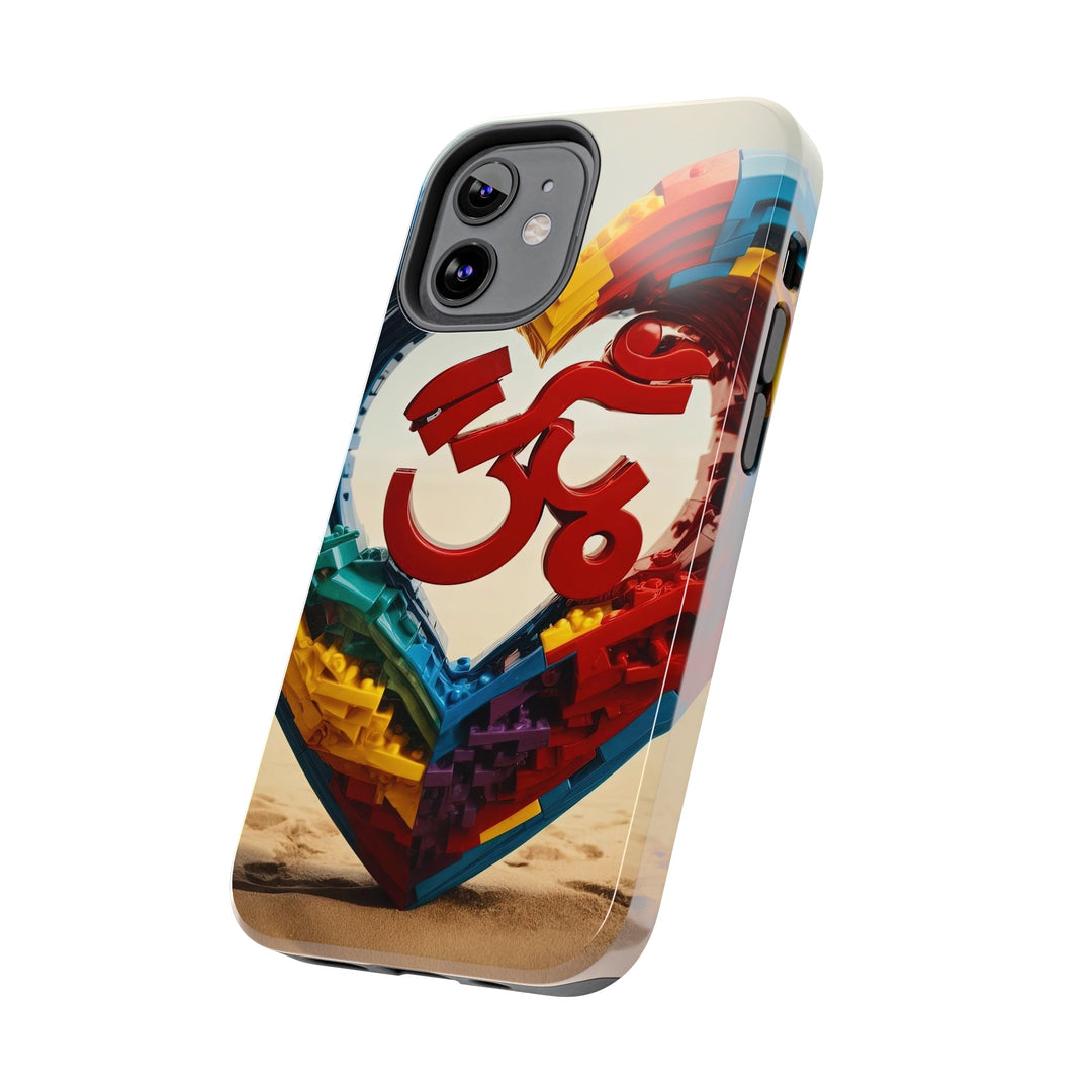 Colorful Love Om - Tough Phone Case - Phone Case - g(0D·IO) - iPhone 13 Mini - -