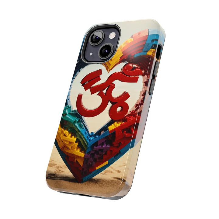 Colorful Love Om - Tough Phone Case - Phone Case - g(0D·IO) - iPhone 13 Mini - -