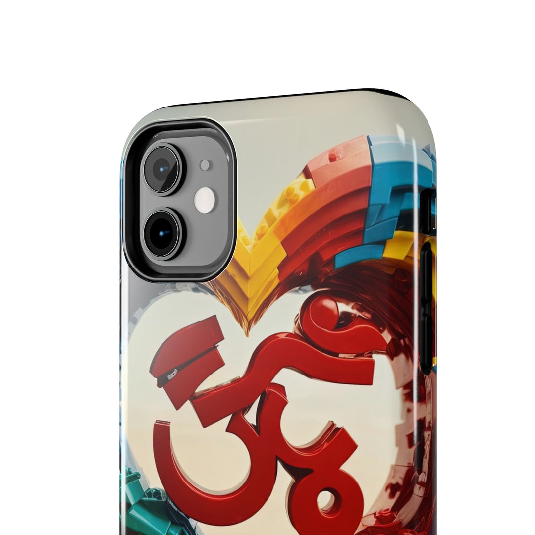 Colorful Love Om - Tough Phone Case - Phone Case - g(0D·IO) - iPhone 13 Mini - -