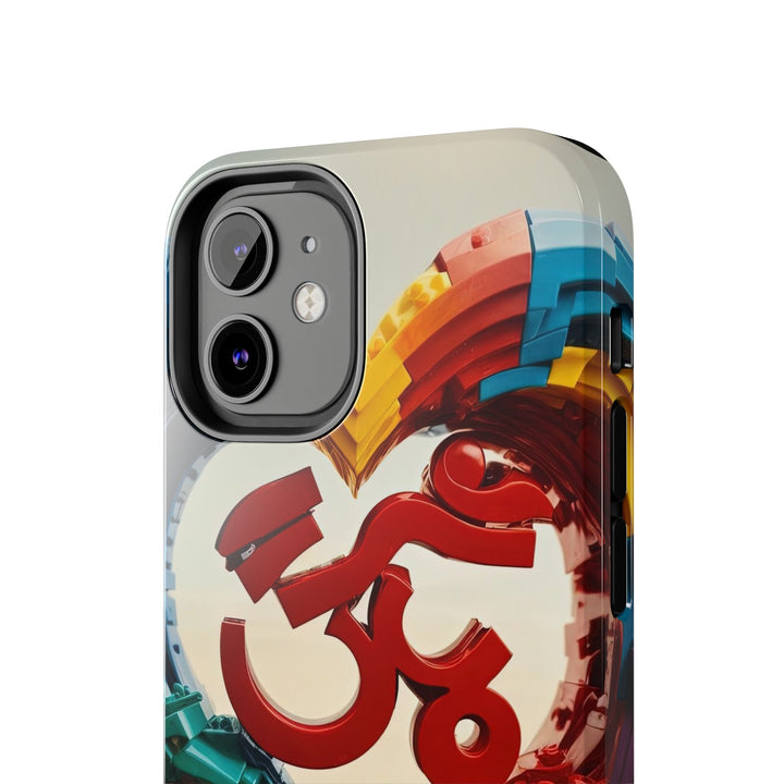 Colorful Love Om - Tough Phone Case - Phone Case - g(0D·IO) - iPhone 13 Mini - -