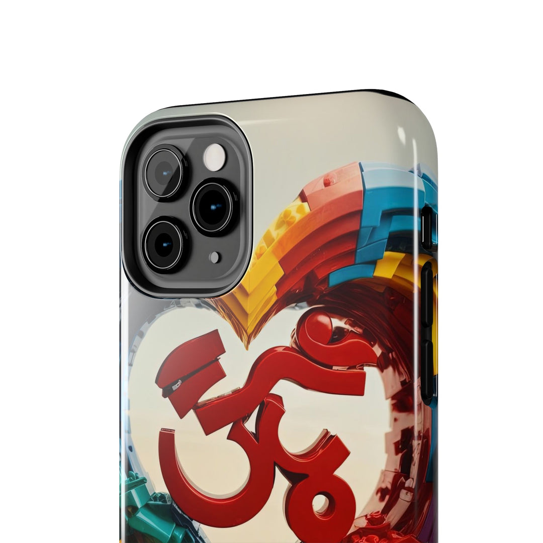 Colorful Love Om - Tough Phone Case - Phone Case - g(0D·IO) - iPhone 13 Mini - -