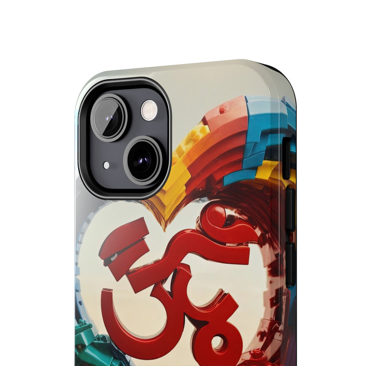 Colorful Love Om - Tough Phone Case - Phone Case - g(0D·IO) - iPhone 13 Mini - -