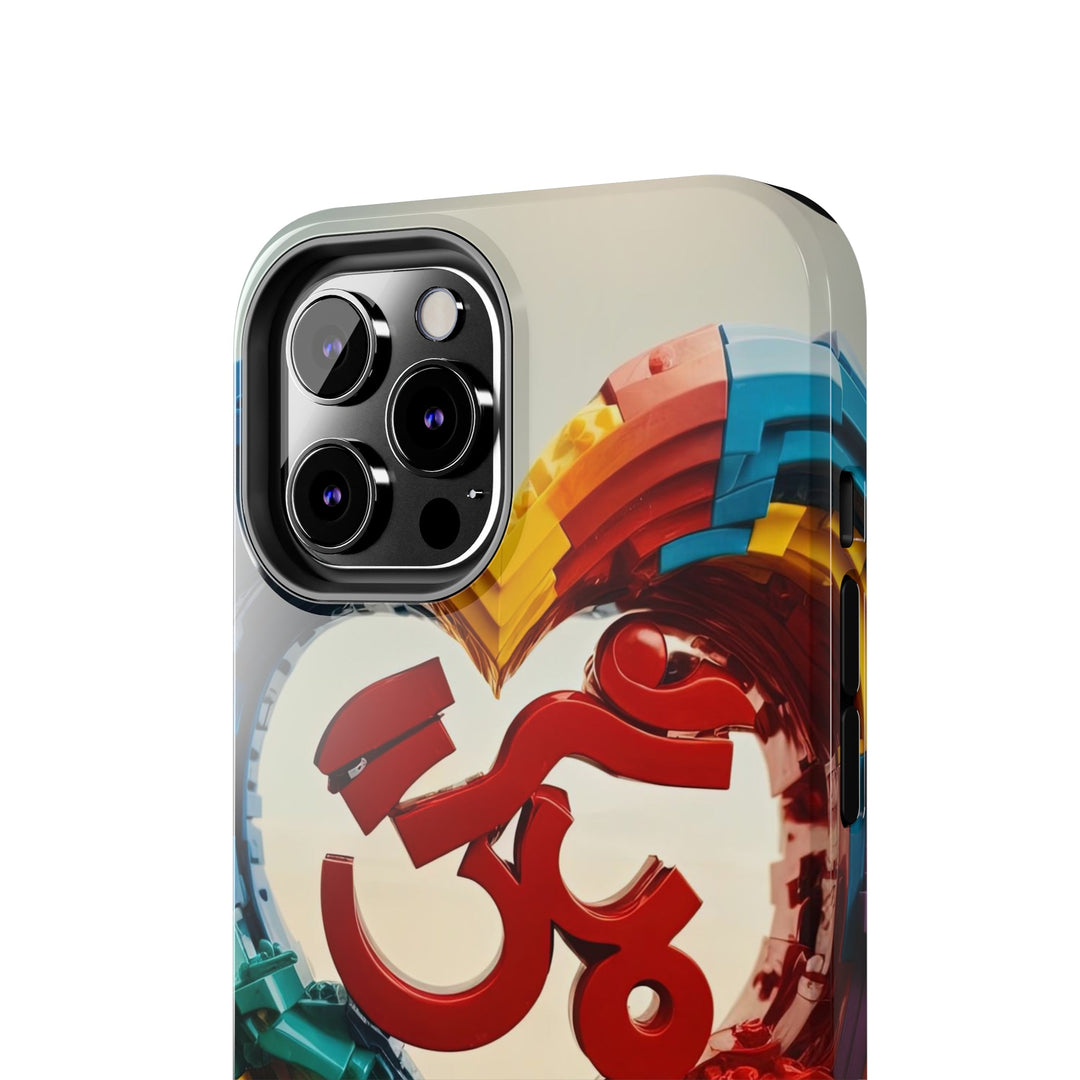 Colorful Love Om - Tough Phone Case - Phone Case - g(0D·IO) - iPhone 13 Mini - -