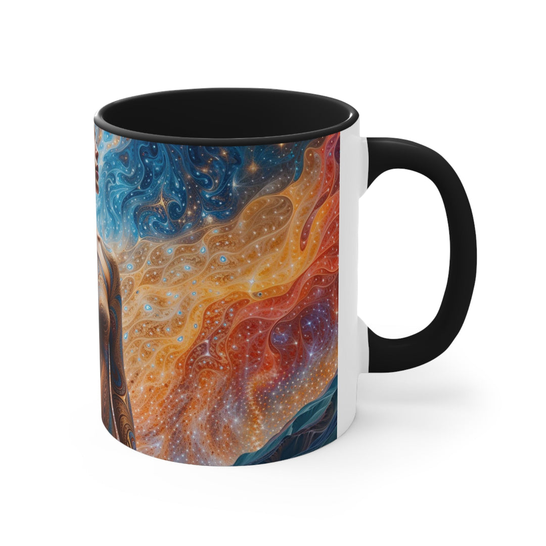 Cosmic Beauty Unfurling - Accent Coffee Mug - Mug - g(0D·IO) - Pink - 11oz -