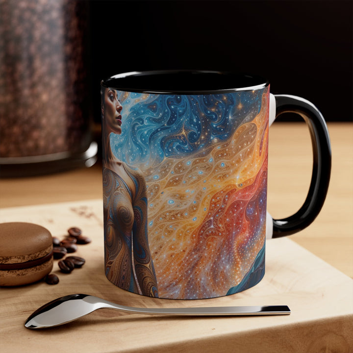 Cosmic Beauty Unfurling - Accent Coffee Mug - Mug - g(0D·IO) - Pink - 11oz -