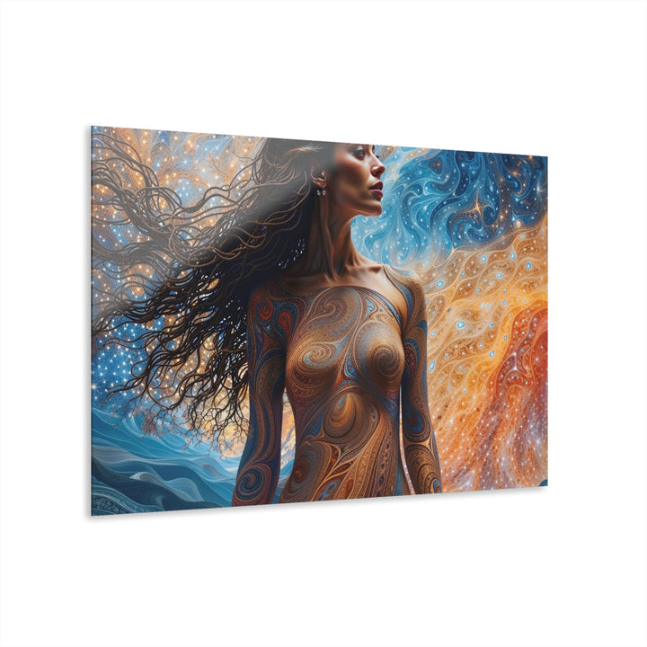 Cosmic Beauty Unfurling - Acrylic Prints (French Cleat Hanging) - Home Decor - g(0D·IO) - 36" x 24" (Horizontal) - 0.25'' -