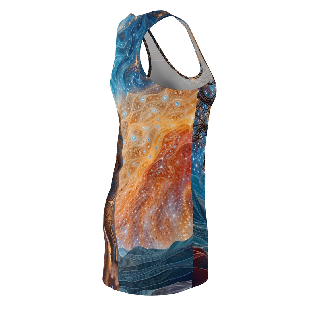 Cosmic Beauty Unfurling - Racerback Dress - All Over Prints - g(0D·IO) - XS - -