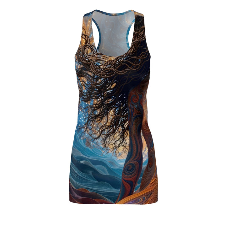 Cosmic Beauty Unfurling - Racerback Dress - All Over Prints - g(0D·IO) - XS - -
